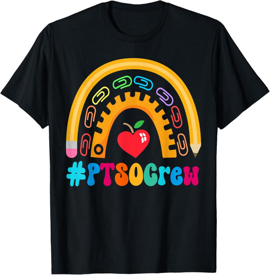 PTSO Crew Appreciation Week Back to School T-Shirt - T-Shirt | Black