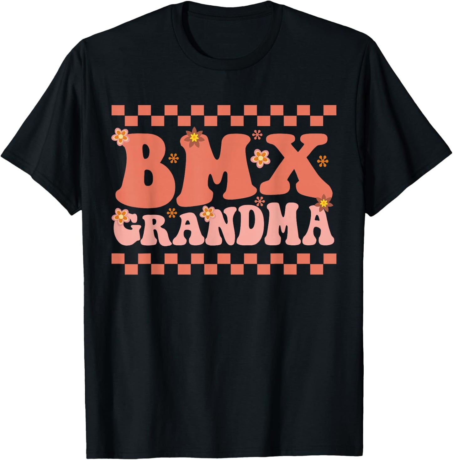 BMX Grandma Bike Bicycle Stunt Racing Cyclist Nana Gift T-Shirt - T-Shirt | Black
