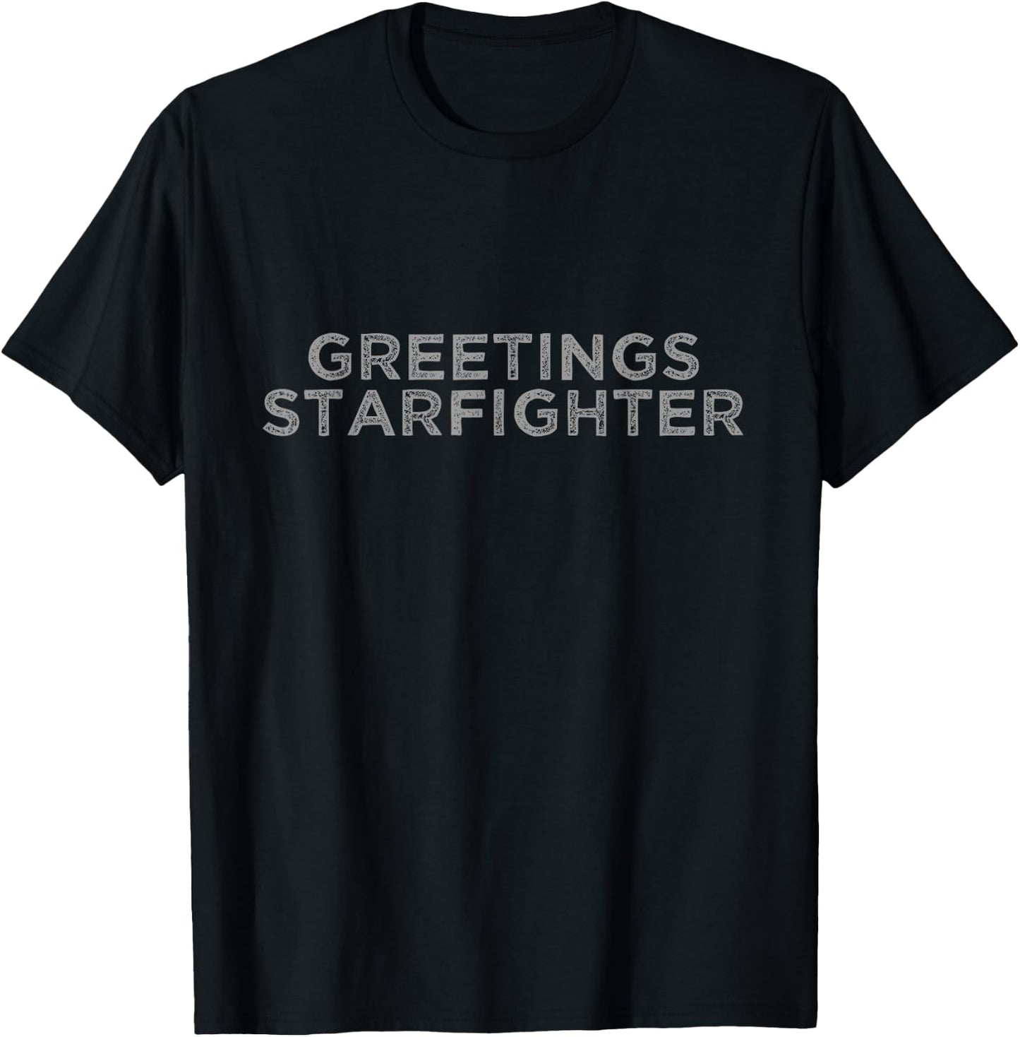Funny Greetings Starfighter T-Shirt - T-Shirt | Black