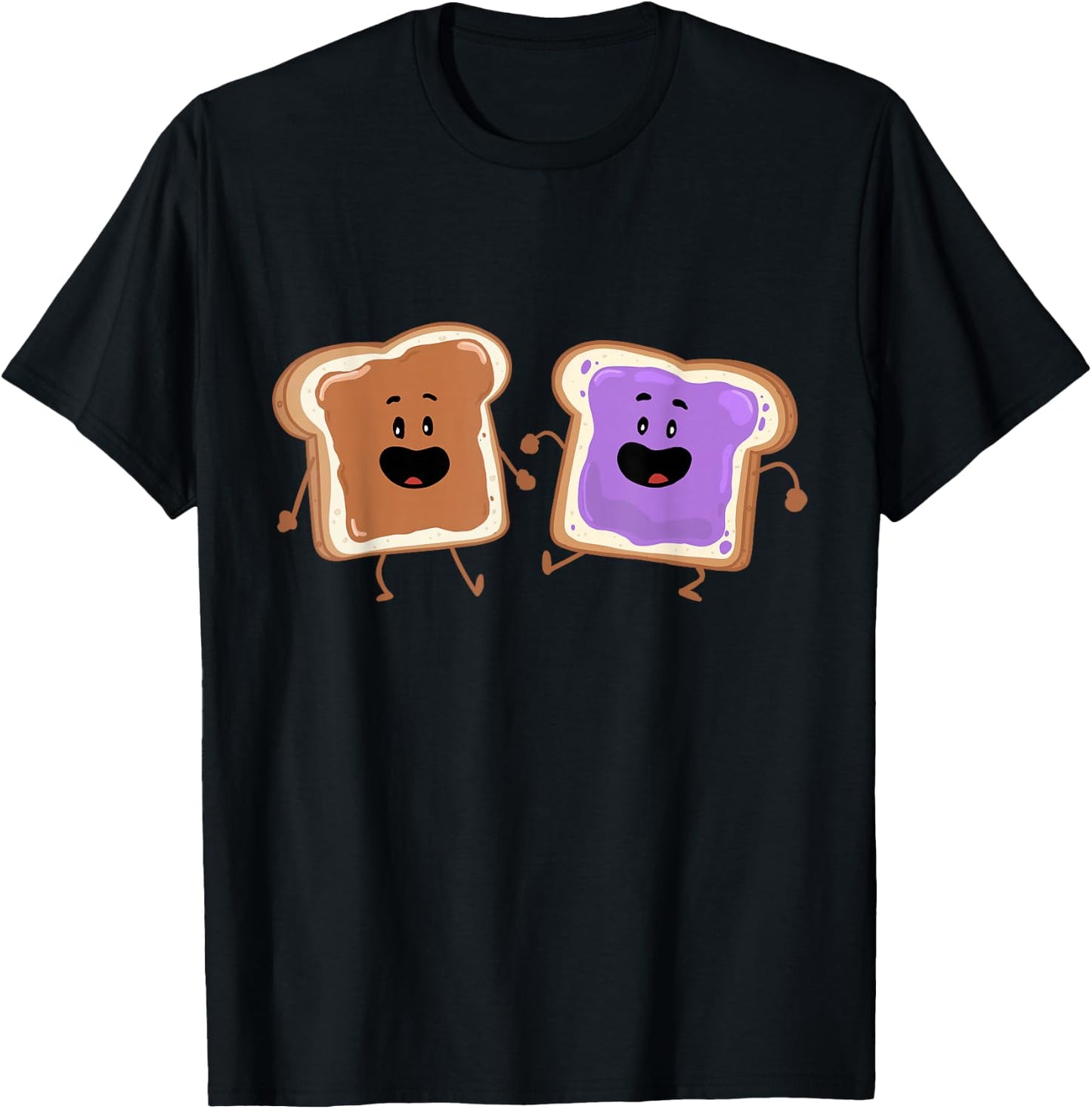 Peanut Butter and Jelly T-Shirt - T-Shirt | Black