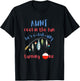 Aunt Fishing First Birthday O-fish-ally One 1st Bday T-Shirt - T-Shirt | Black