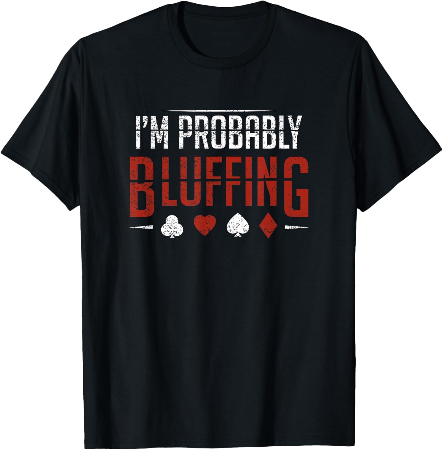 Poker Outfit Texas Holdem Poker Cards Poker Player T-Shirt - T-Shirt | Black