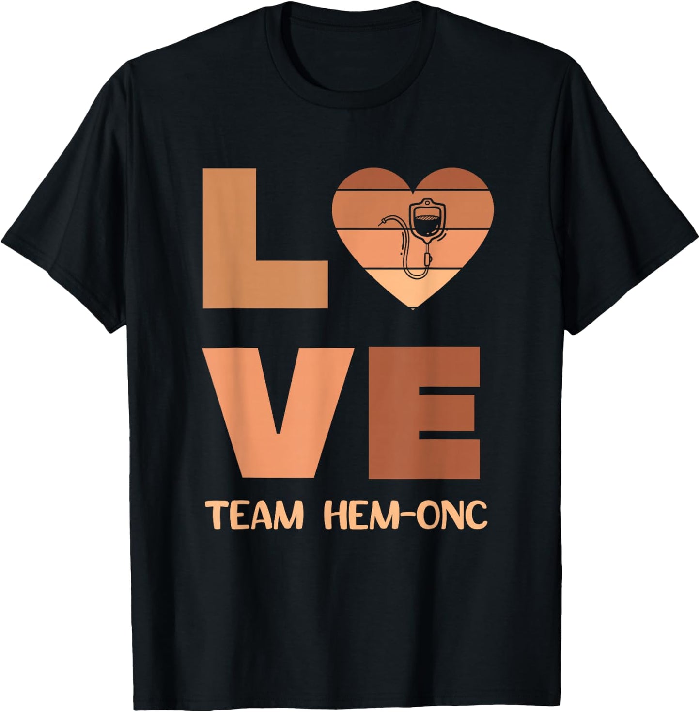 Hematology Oncology Team Black History Nurse Cancer Tech CNA T-Shirt - T-Shirt | Black