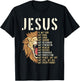 Jesus Is My God Lion Of Judah Christian Religious Faith T-Shirt - T-Shirt | Black