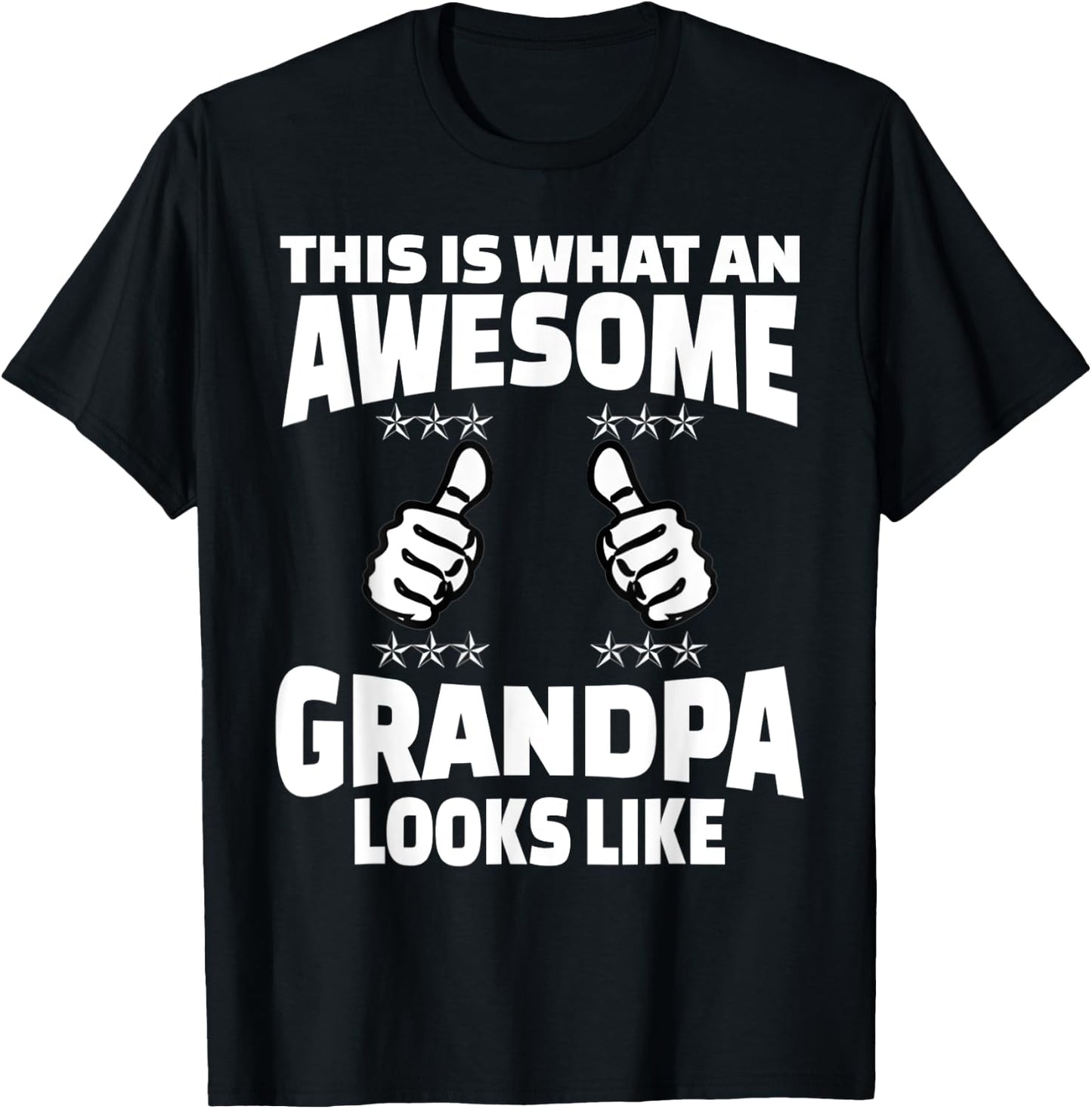 Funny Grandpa Shirts for First Time Grandparents T-Shirt - T-Shirt | Black