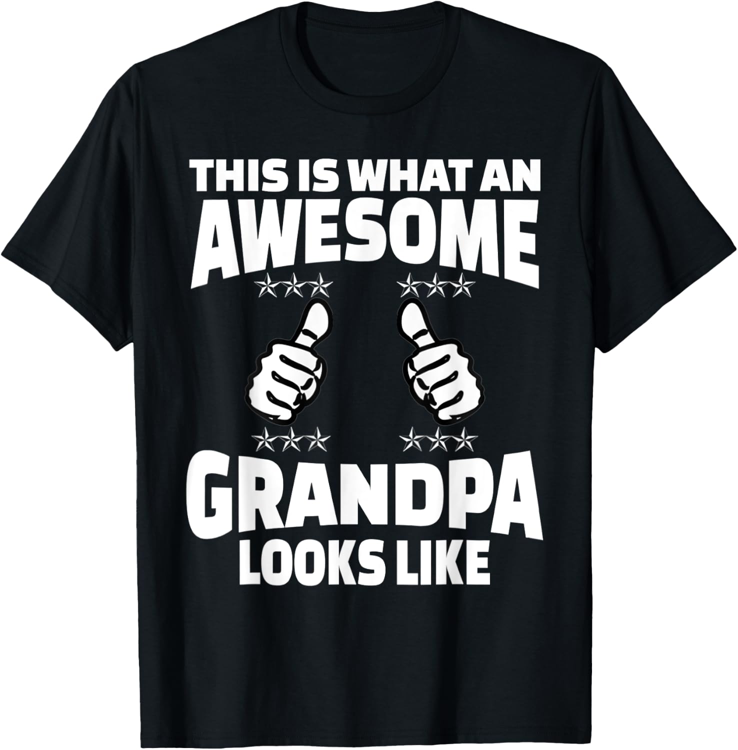 Funny Grandpa Shirts for First Time Grandparents T-Shirt - T-Shirt | Black