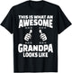 Funny Grandpa Shirts for First Time Grandparents T-Shirt - T-Shirt | Black