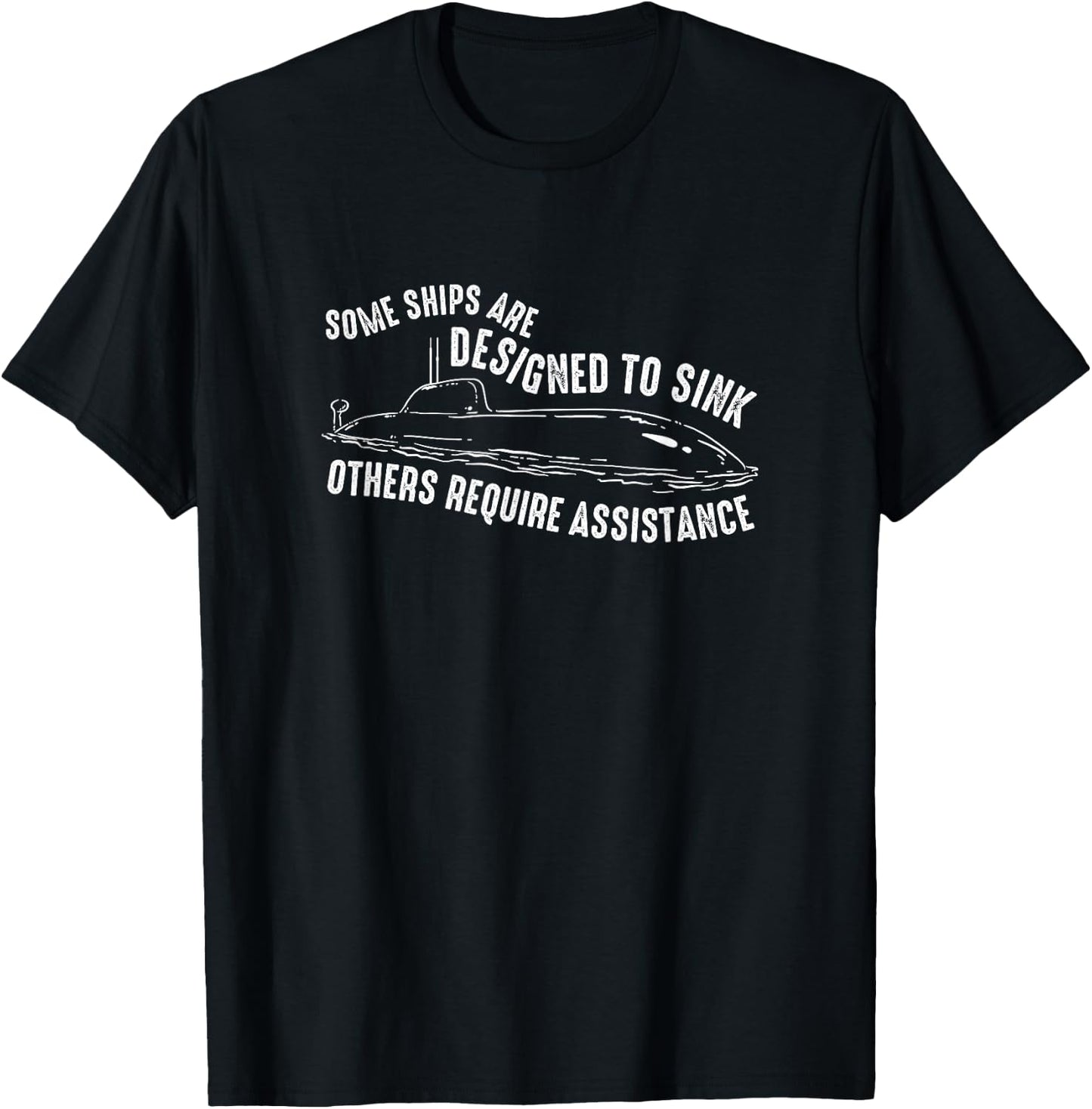 Submariner Quote Submersible Nuclear-Powered Submarine T-Shirt - T-Shirt | Black