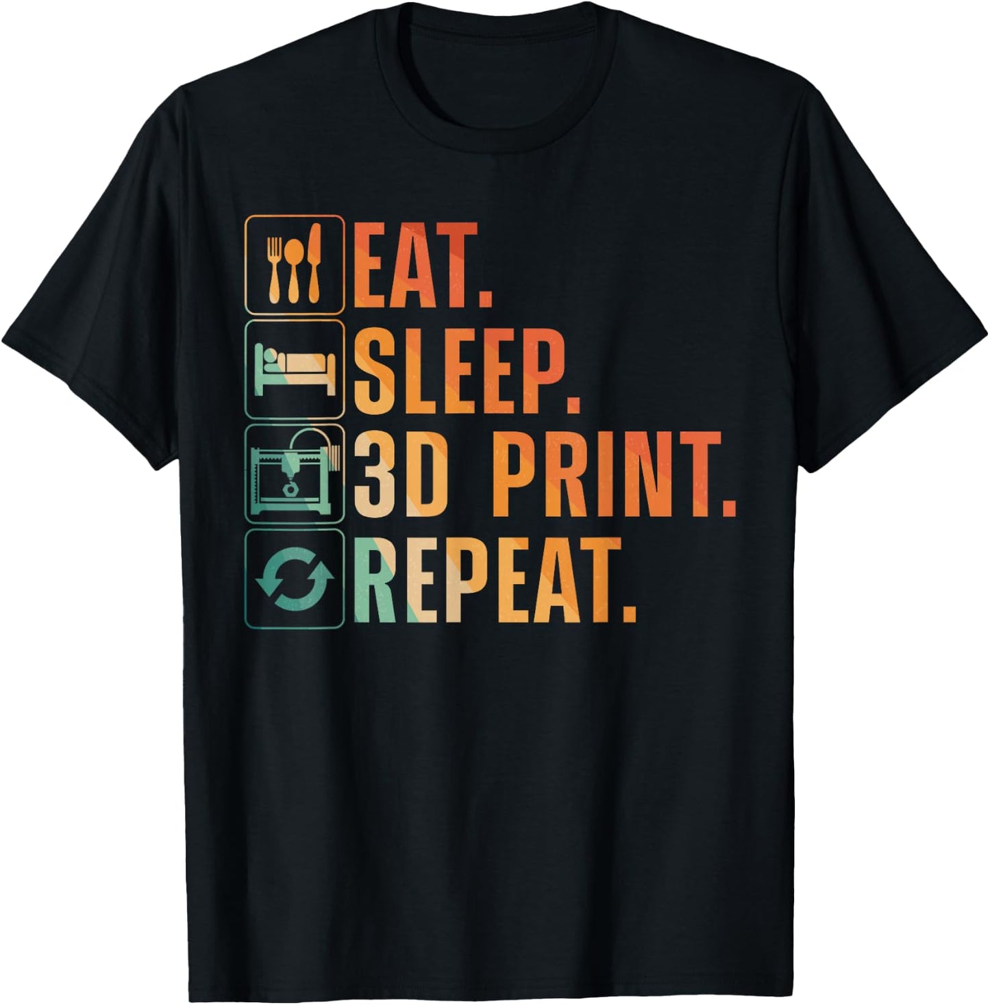 Cool 3D Printing Women 3D Printer Lovers Print Geeks T-Shirt - T-Shirt | Black