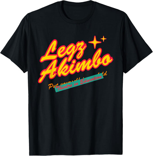 Legz Akimbo Theater In Education Apparel T-Shirt - T-Shirt | Black