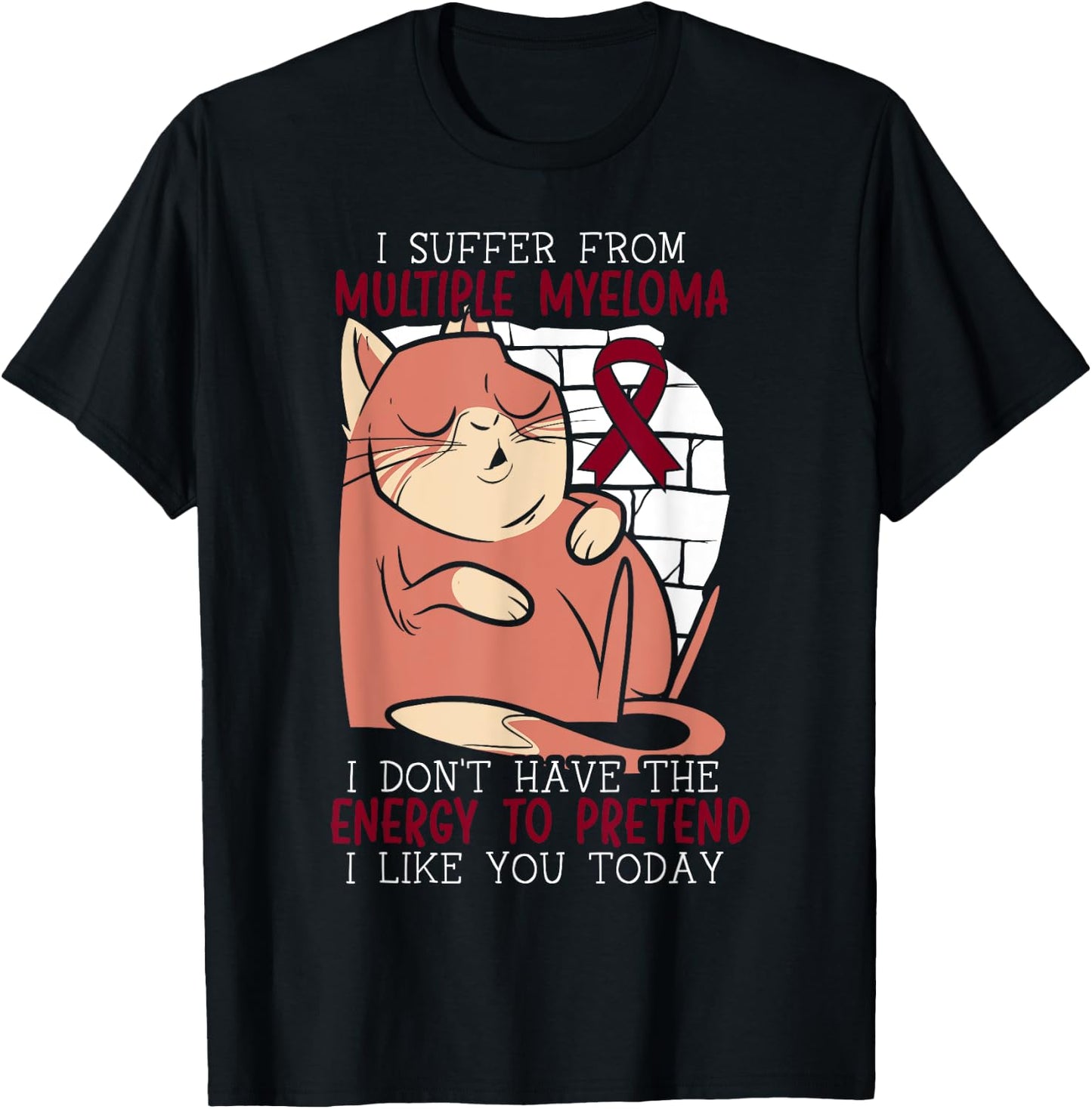 Multiple Myeloma Warrior Myeloma Cancer Awareness T-Shirt - T-Shirt | Black