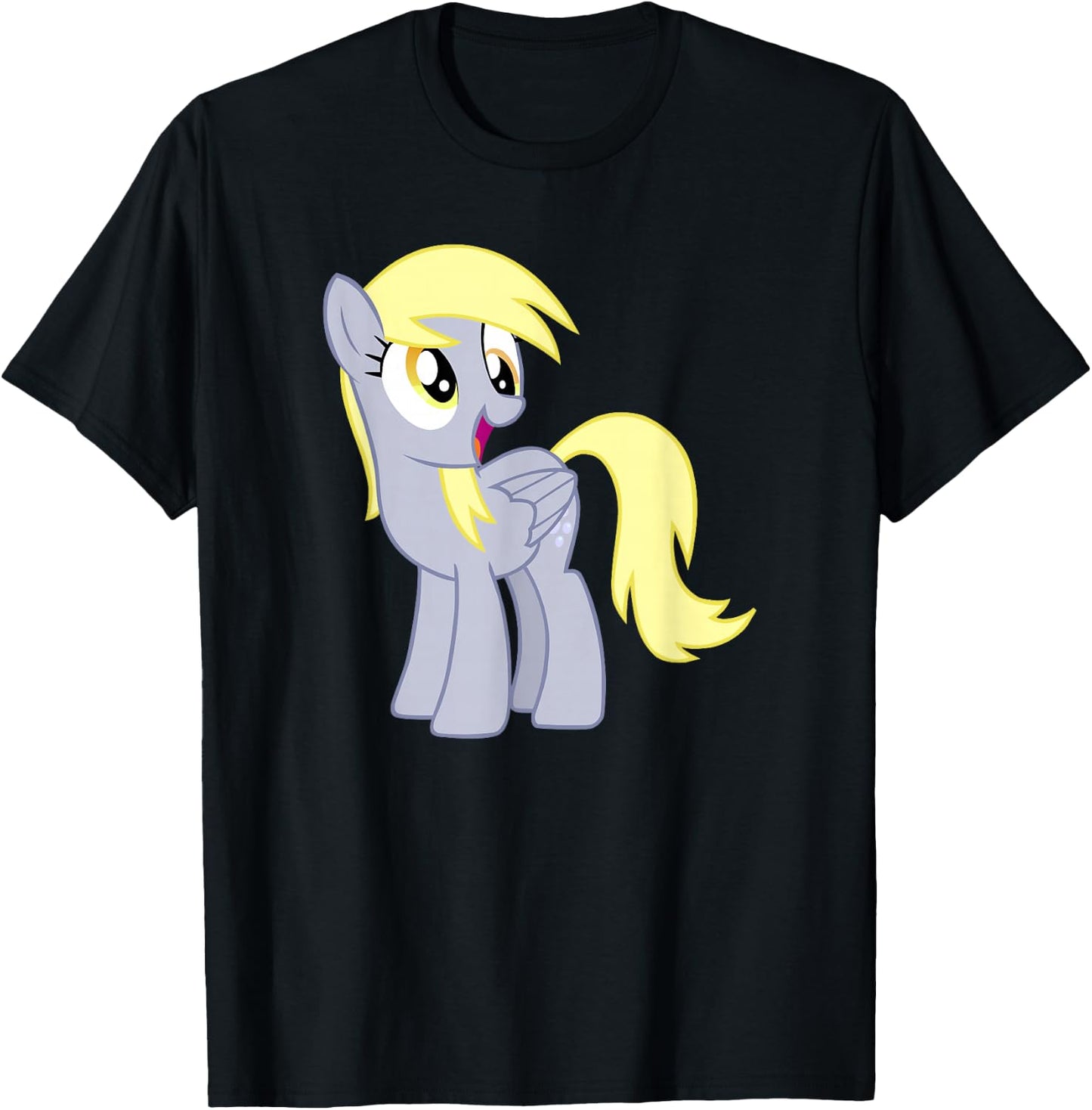 My Little Pony: Friendship is Magic Derpy Bubbles Portrait T-Shirt - T-Shirt | Black