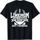 Linemom Like A Normal Mom But Tougher, Football Lineman Mom T-Shirt - T-Shirt | Black