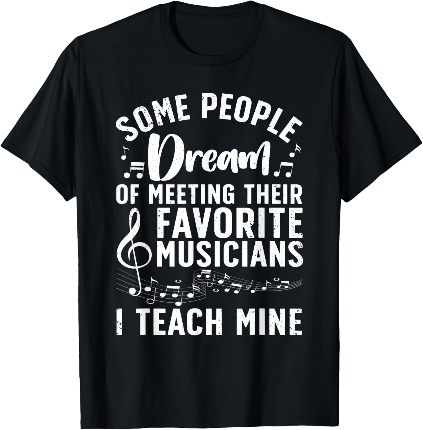 Best Music Teacher Women Musician Band Piano Teacher T-Shirt - T-Shirt | Black