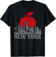 New York City Skyline Big Apple NYC NY Manhattan Souvenir T-Shirt - T-Shirt | Black