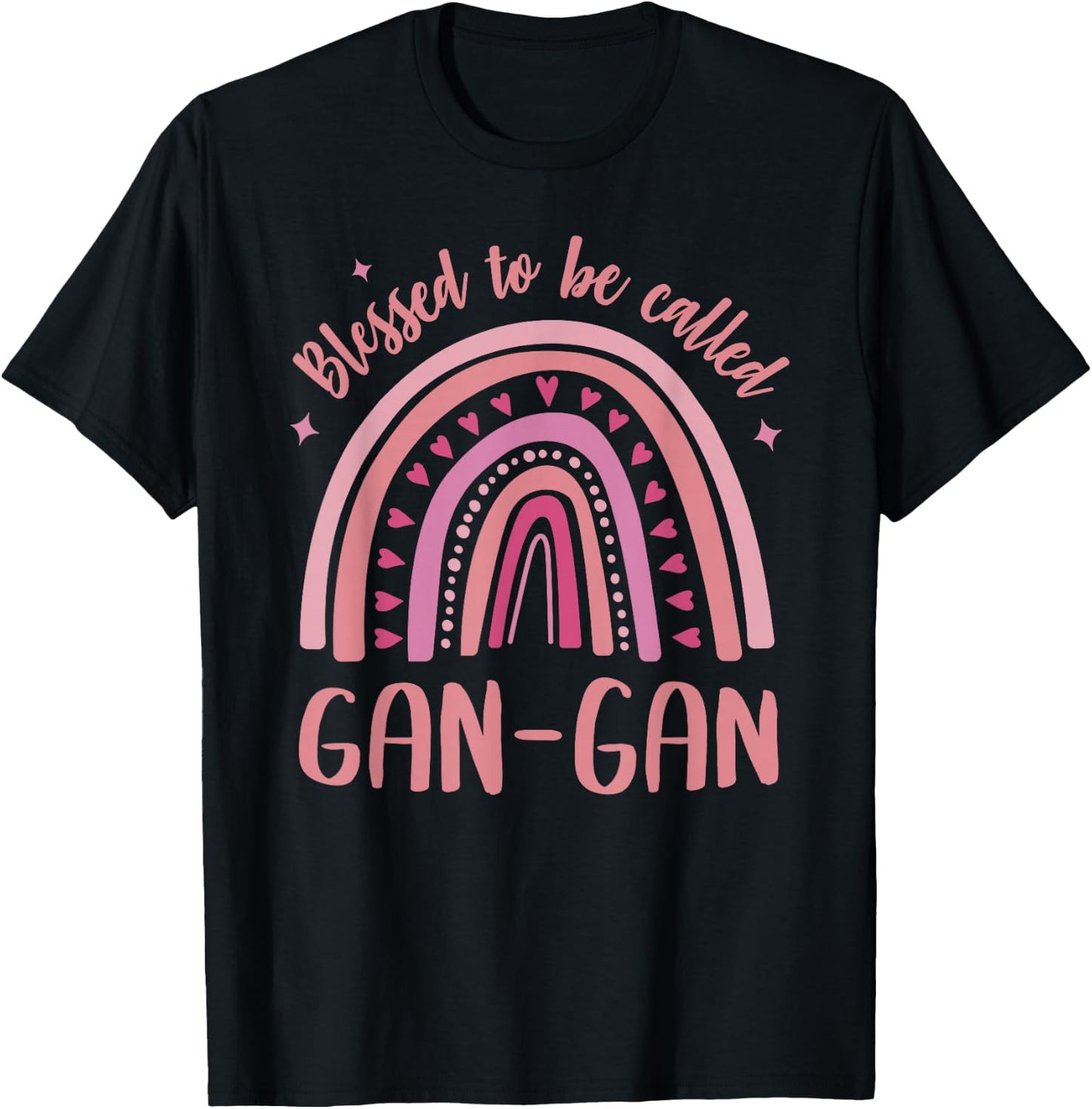Gan-Gan for Grandma Mother's Day Blessed Gan-Gan T-Shirt - T-Shirt | Black