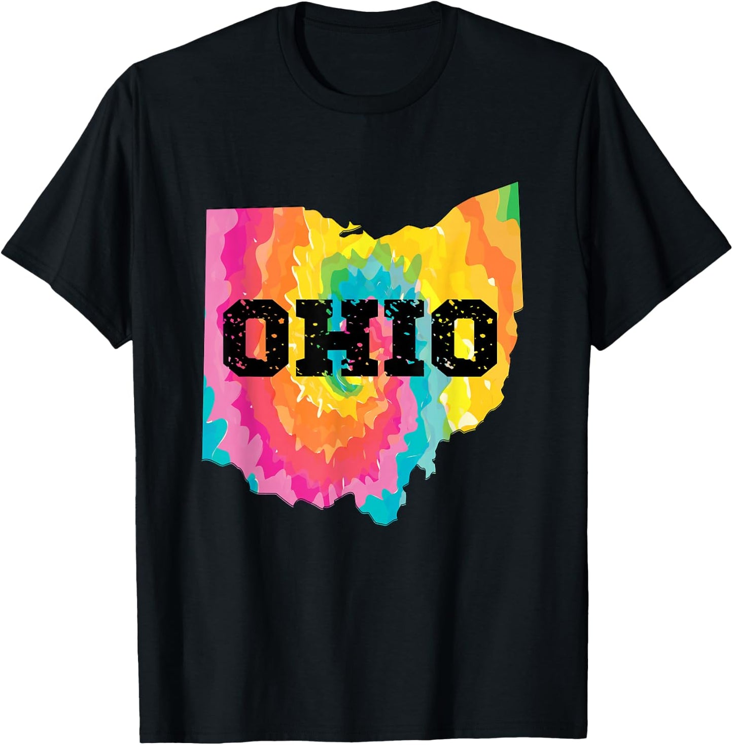 Ohio The State Shirts State Ohio Flag Ohioan T-Shirt - T-Shirt | Black