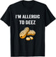 Allergic To Deez Peanut Allergy Awareness T-Shirt - T-Shirt | Black