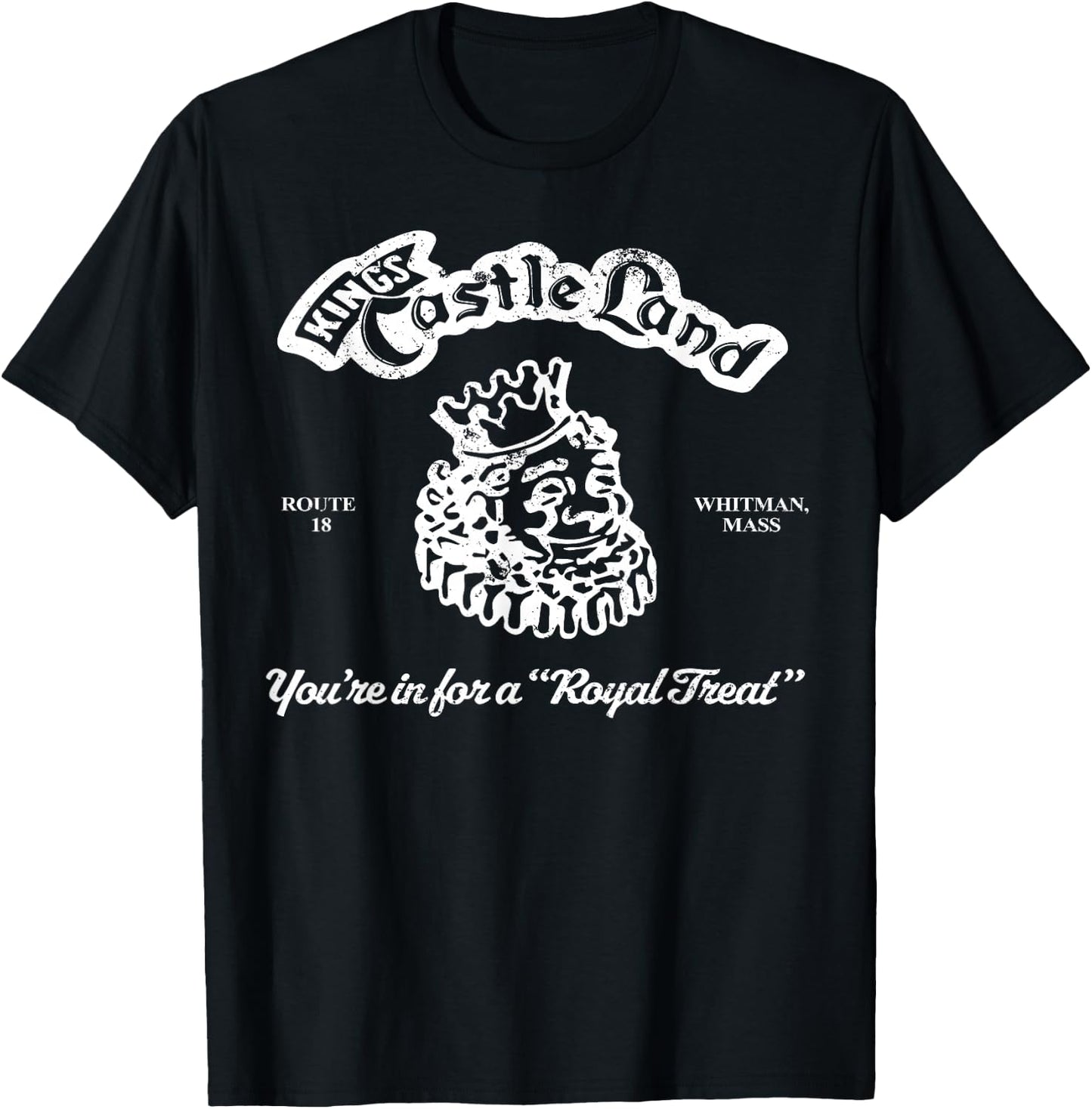 Kings Castle Land Retro - Kings Castleland Whitman, MA T-Shirt - T-Shirt | Black