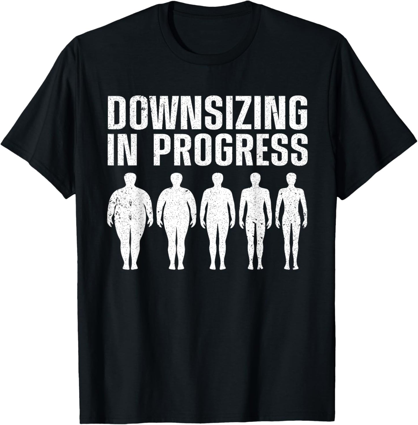 Funny Gastric Sleeve Design Women Weight Loss Lover T-Shirt - T-Shirt | Black