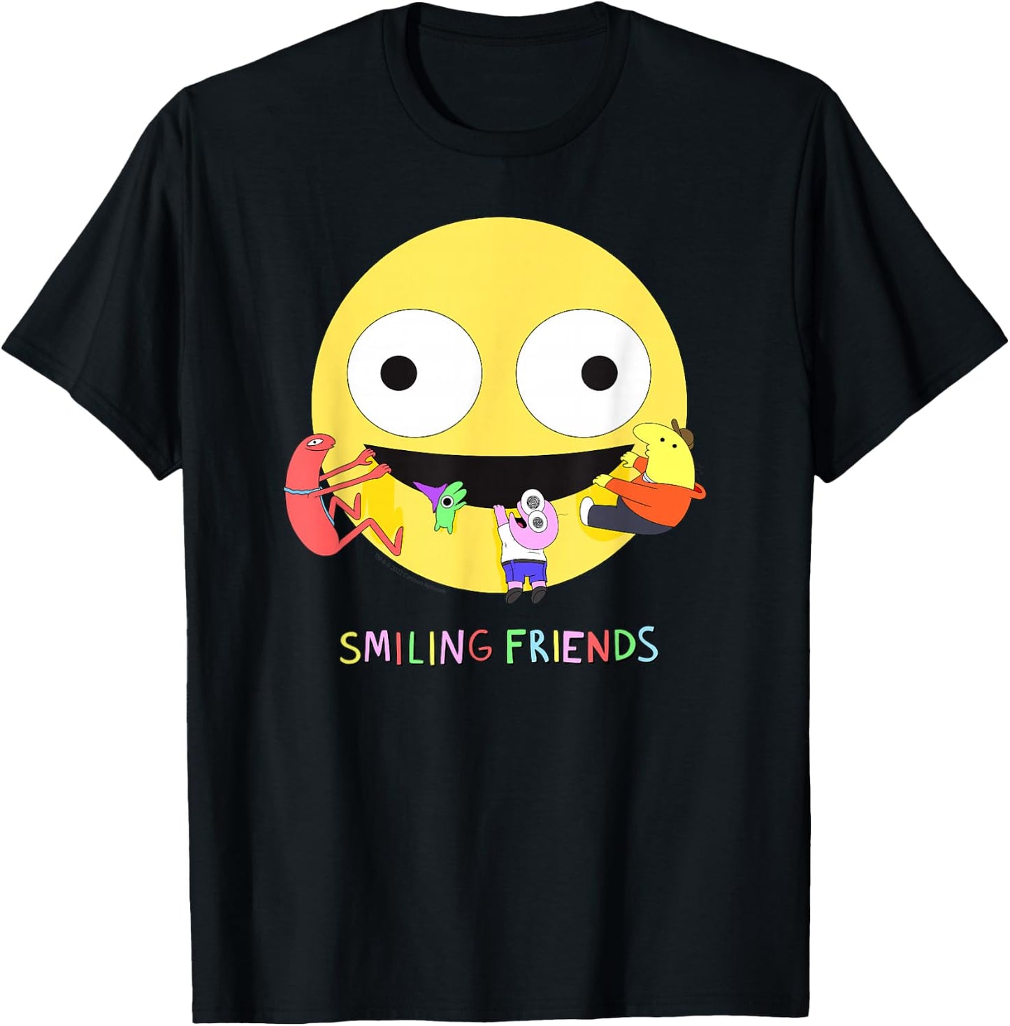 Smiling Friends T-Shirt - T-Shirt | Black