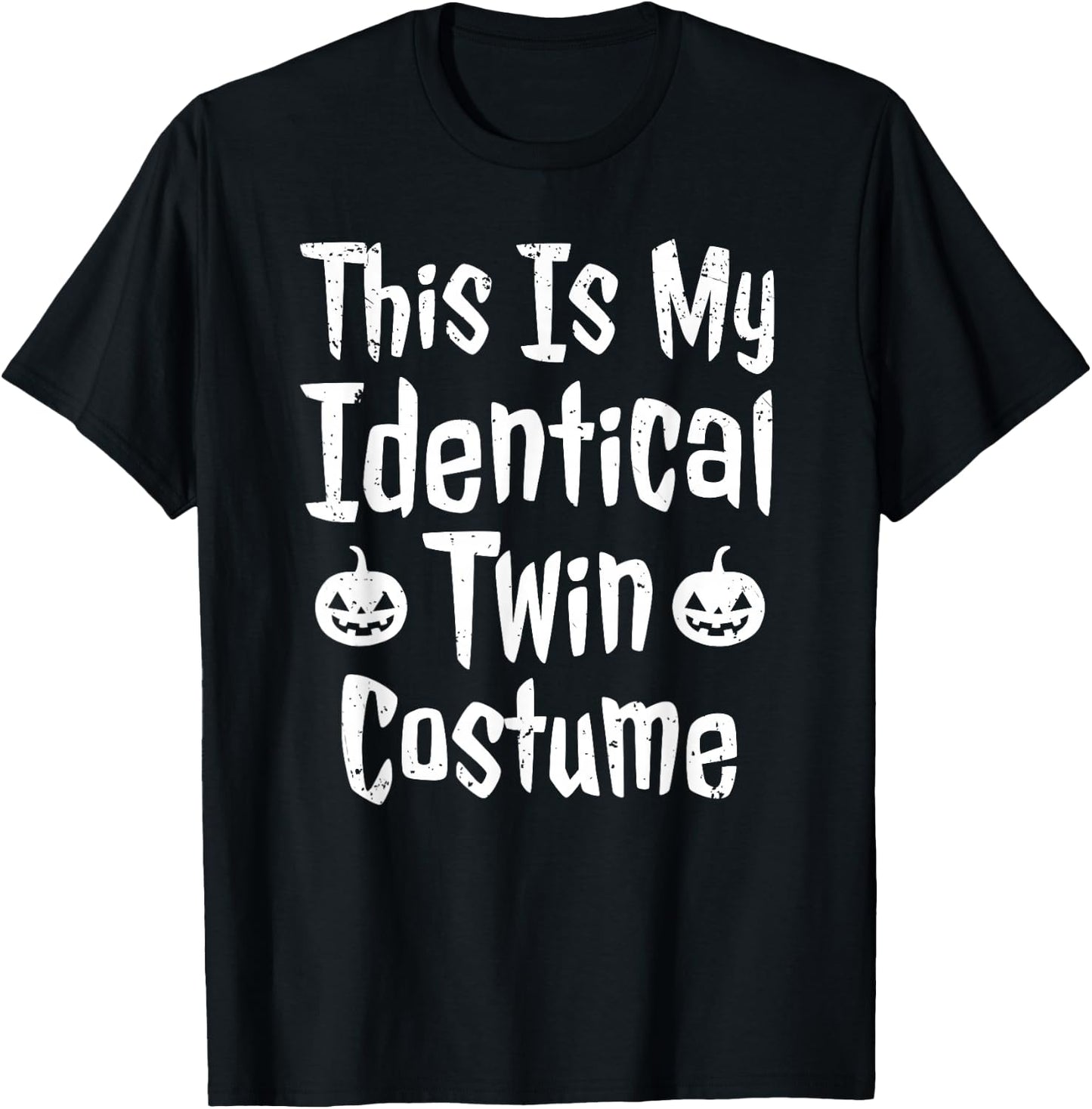 This Is My Identical Twin Costume Funny Halloween Twin T-Shirt - T-Shirt | Black