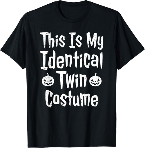 This Is My Identical Twin Costume Funny Halloween Twin