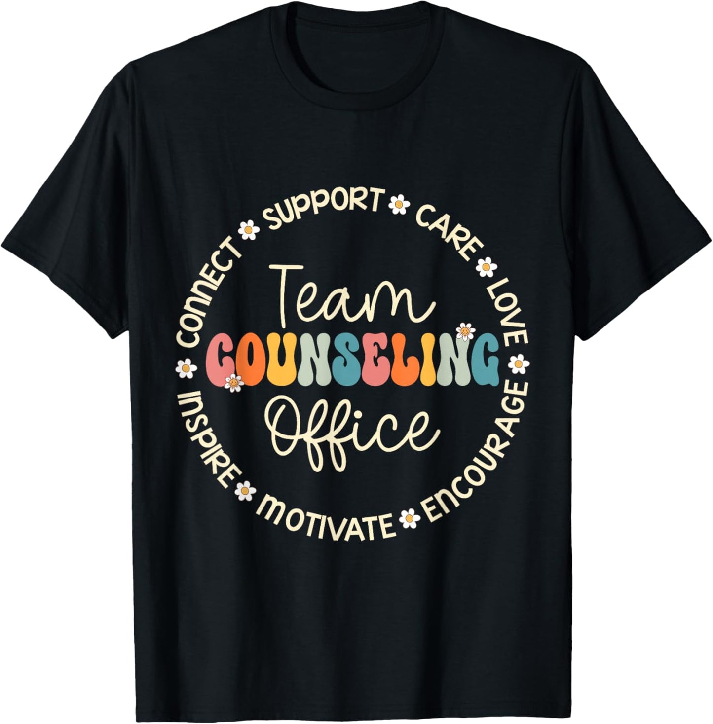 Team Counseling Office Appreciation Week Back to School T-Shirt - T-Shirt | Black