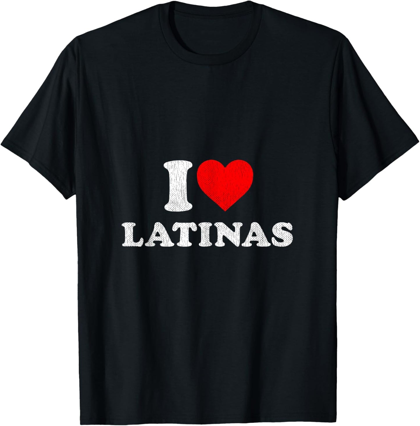Retro I Heart Latinas Clothing I Love Latinas T-Shirt - T-Shirt | Black
