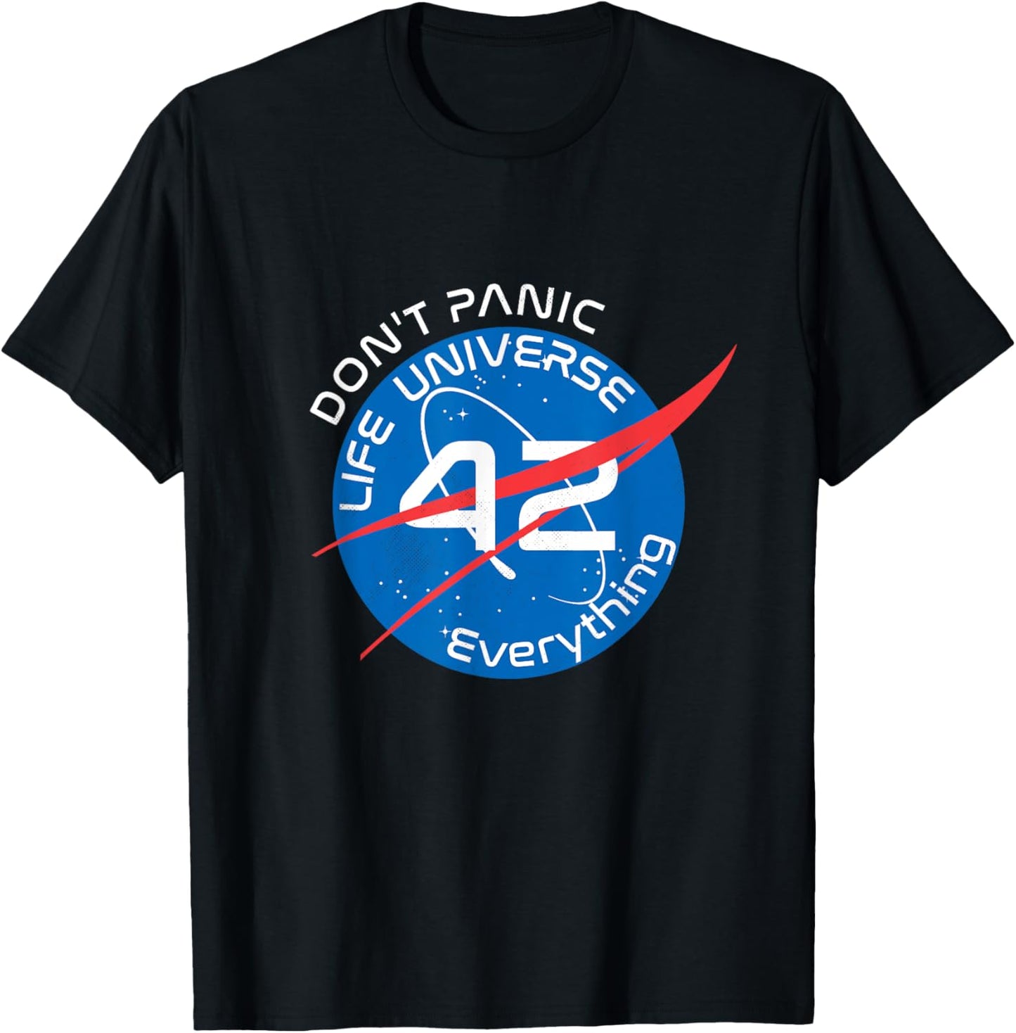 The 42 Answer to Life The Universe and Everything T-Shirt - T-Shirt | Black