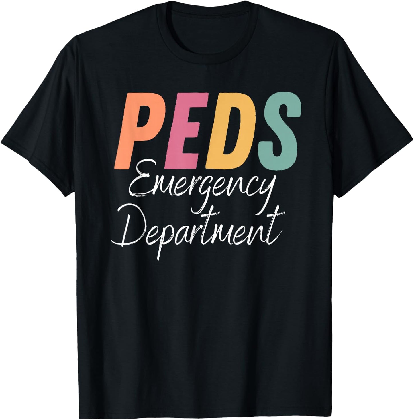 PEDS Emergency Department Happy Nurse Week 2023 Pediatric T-Shirt - T-Shirt | Black