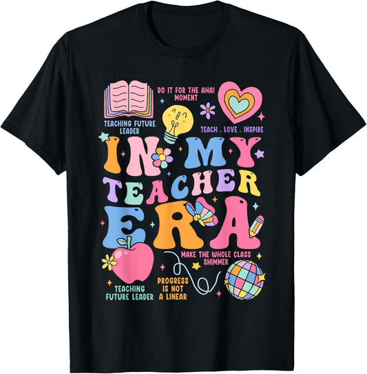 In My Teacher Era Women T-Shirt - T-Shirt | Black