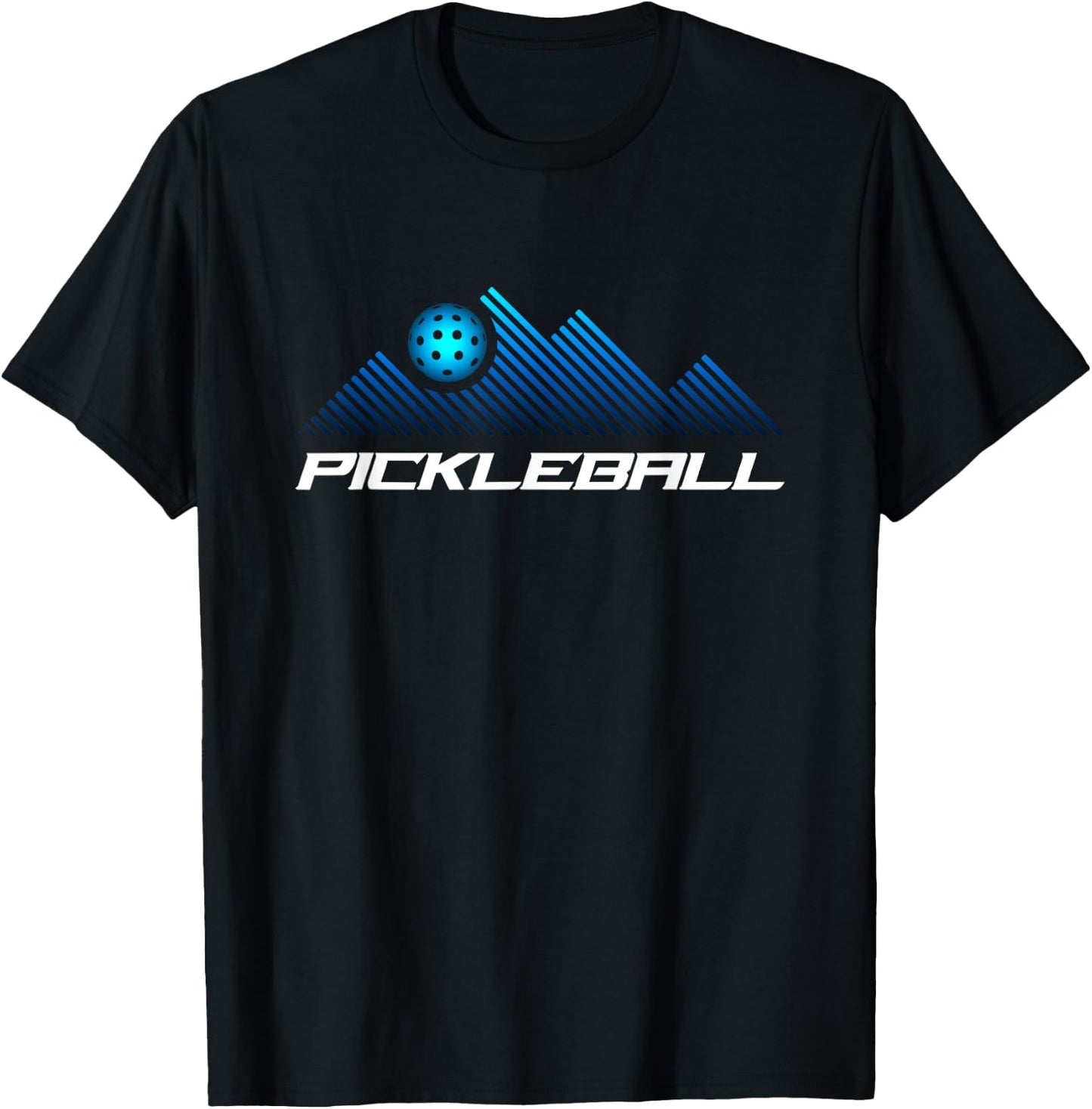Pickleball - Professional - Simple - Pickleball T-Shirt - T-Shirt | Black