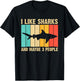 Funny Shark Design For Kids Men Women Animal Shark Stuff T-Shirt - T-Shirt | Black