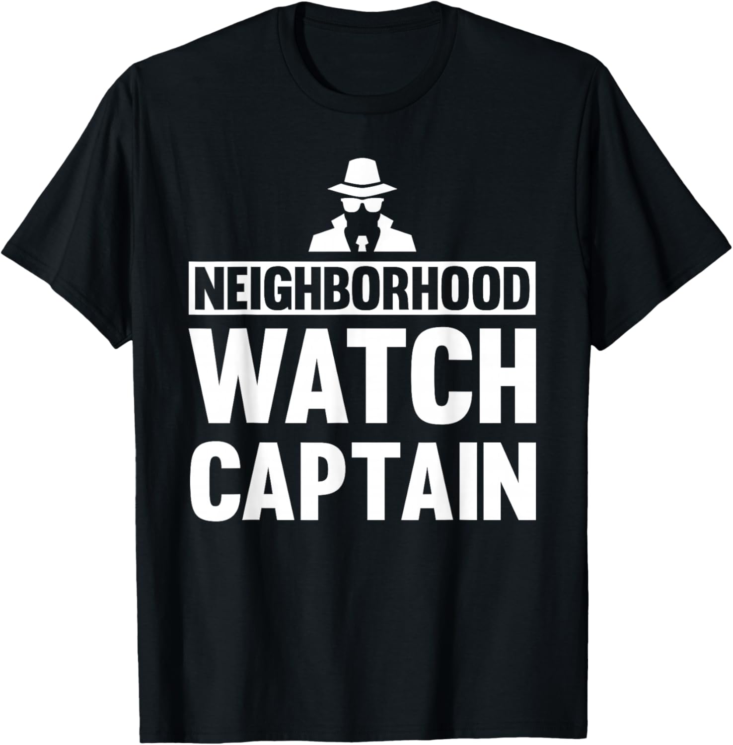 Neighborhood Watch Captain Uniform T-Shirt - T-Shirt | Black