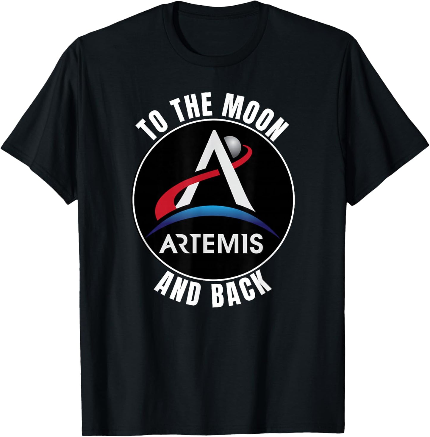 Artemis Space Program - To The Moon and Back Commemorative T-Shirt - T-Shirt | Black