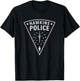 Stranger Things Vintage Retro Hawkins Police Center Badge T-Shirt - T-Shirt | Black