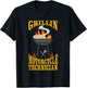 Motorcycle Technician BBQ Grill Smoker & Barbecue Chef T-Shirt - T-Shirt | Black