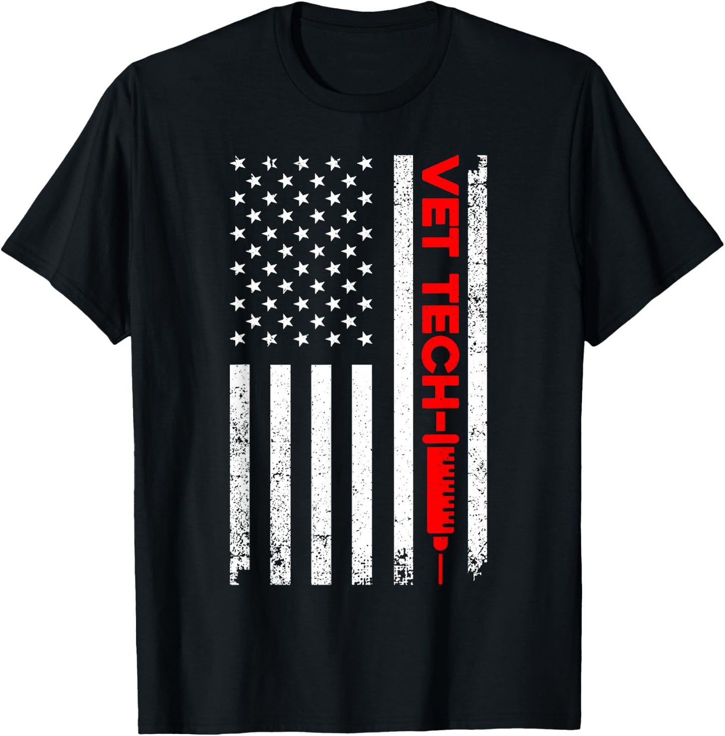 Cool Vet Tech Art Women Veterinary Vet Technician T-Shirt - T-Shirt | Black