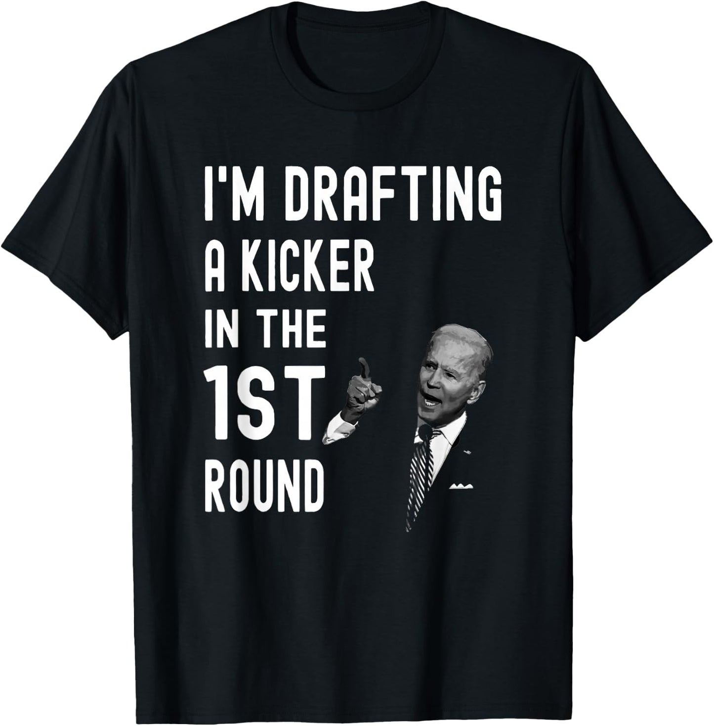 Special Confused Drafting Kicker Fantasy Football Kicker T-Shirt - T-Shirt | Black