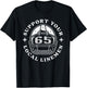 # 65 Funny Football Lineman Linemen O Line D Offense Defense T-Shirt - T-Shirt | Black