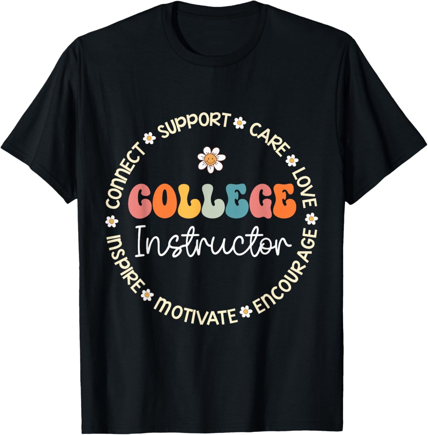 College Instructor Appreciation Week Back to School T-Shirt - T-Shirt | Black
