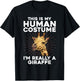 Cool Giraffe Women Zoo Animal Lovers Safari Wildlife T-Shirt - T-Shirt | Black