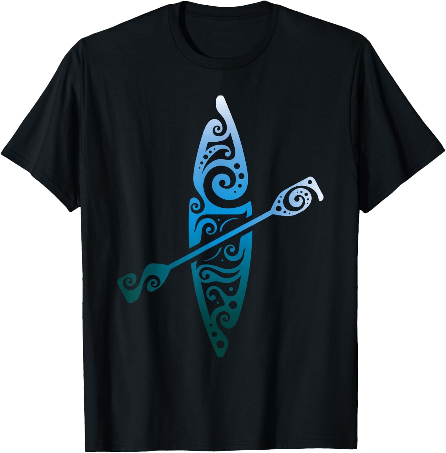 Kayaker Canoeing Paddling Boat Lover Kayak Water Sport T-Shirt - T-Shirt | Black
