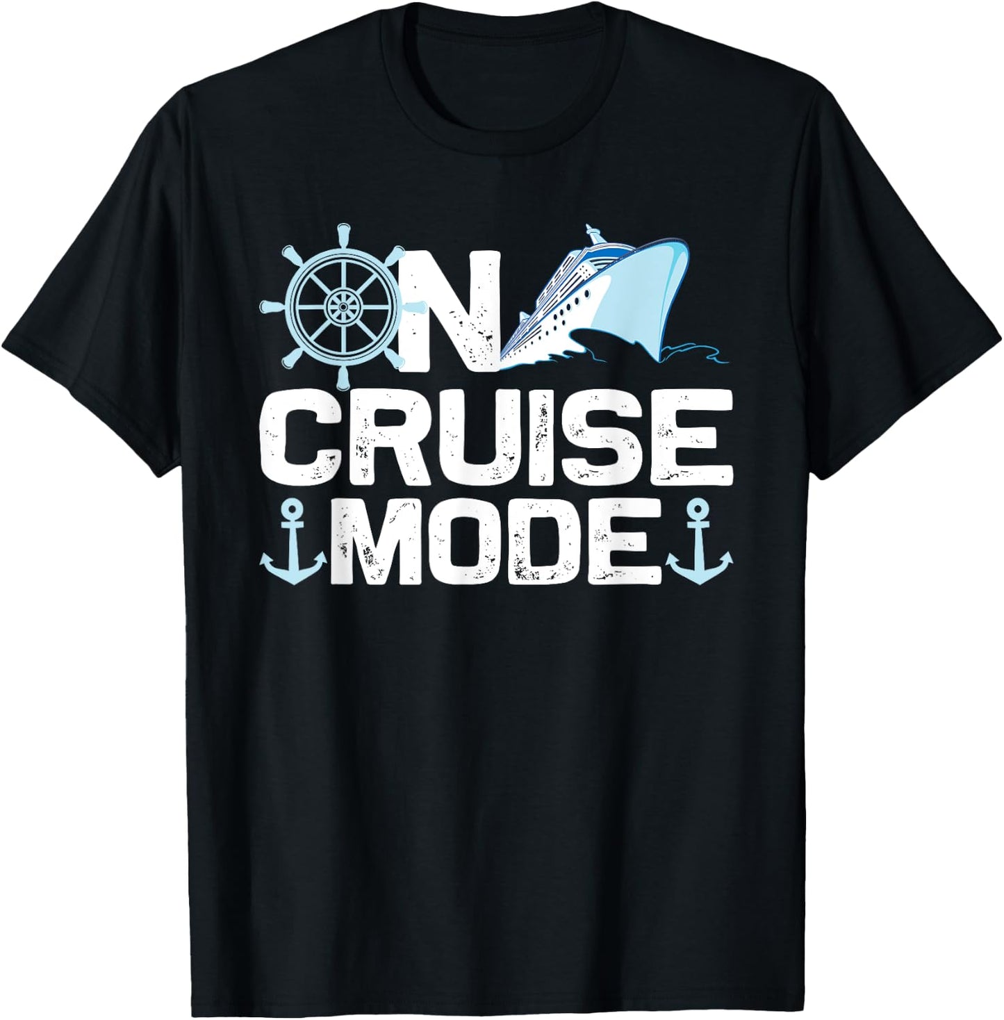 Cool Cruising Women Vacay Mode Cruise Vacation Trip T-Shirt - T-Shirt | Black