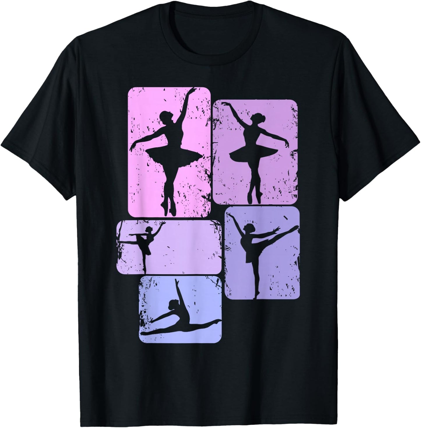 Ballerina Ballet Girls Women Children T-Shirt - T-Shirt | Black