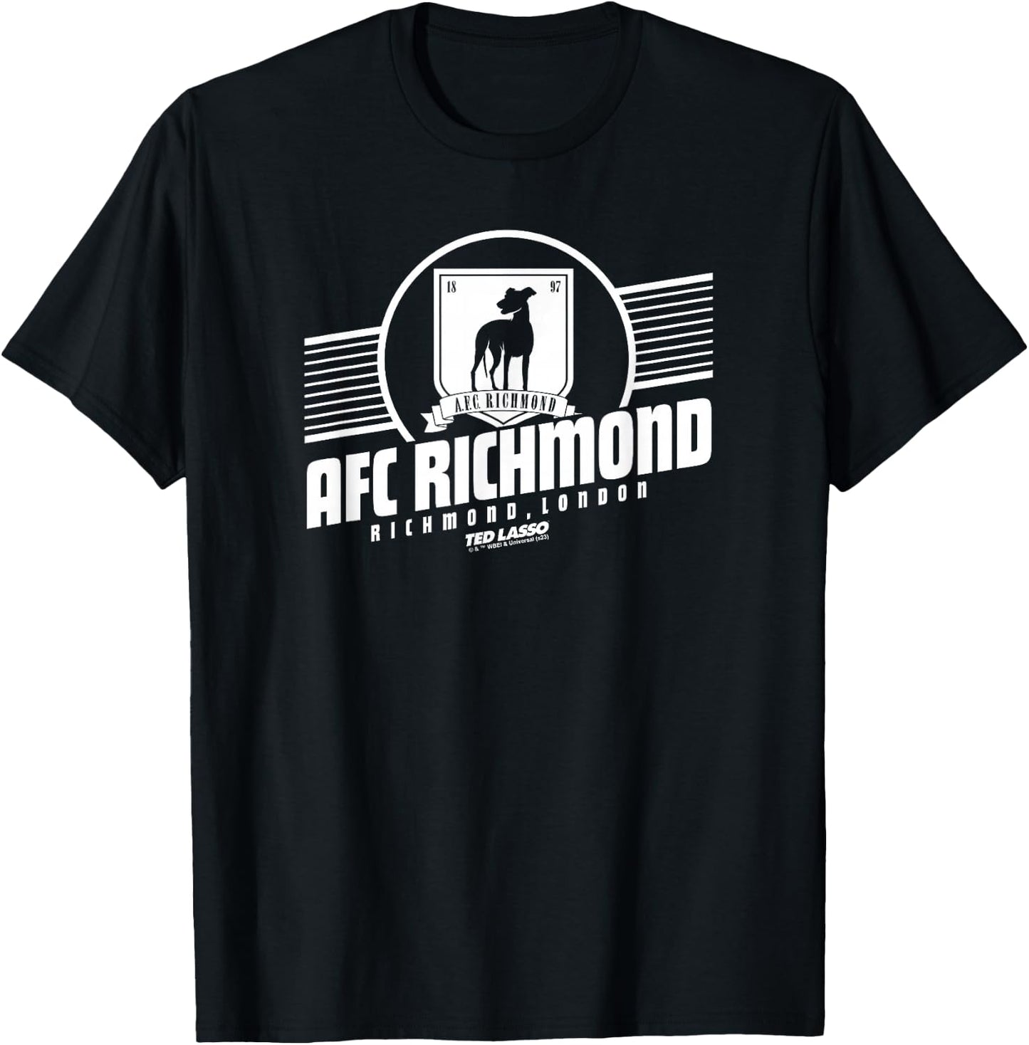 Ted Lasso AFC Richmond 1897 Richmond London Logo T-Shirt - T-Shirt | Black