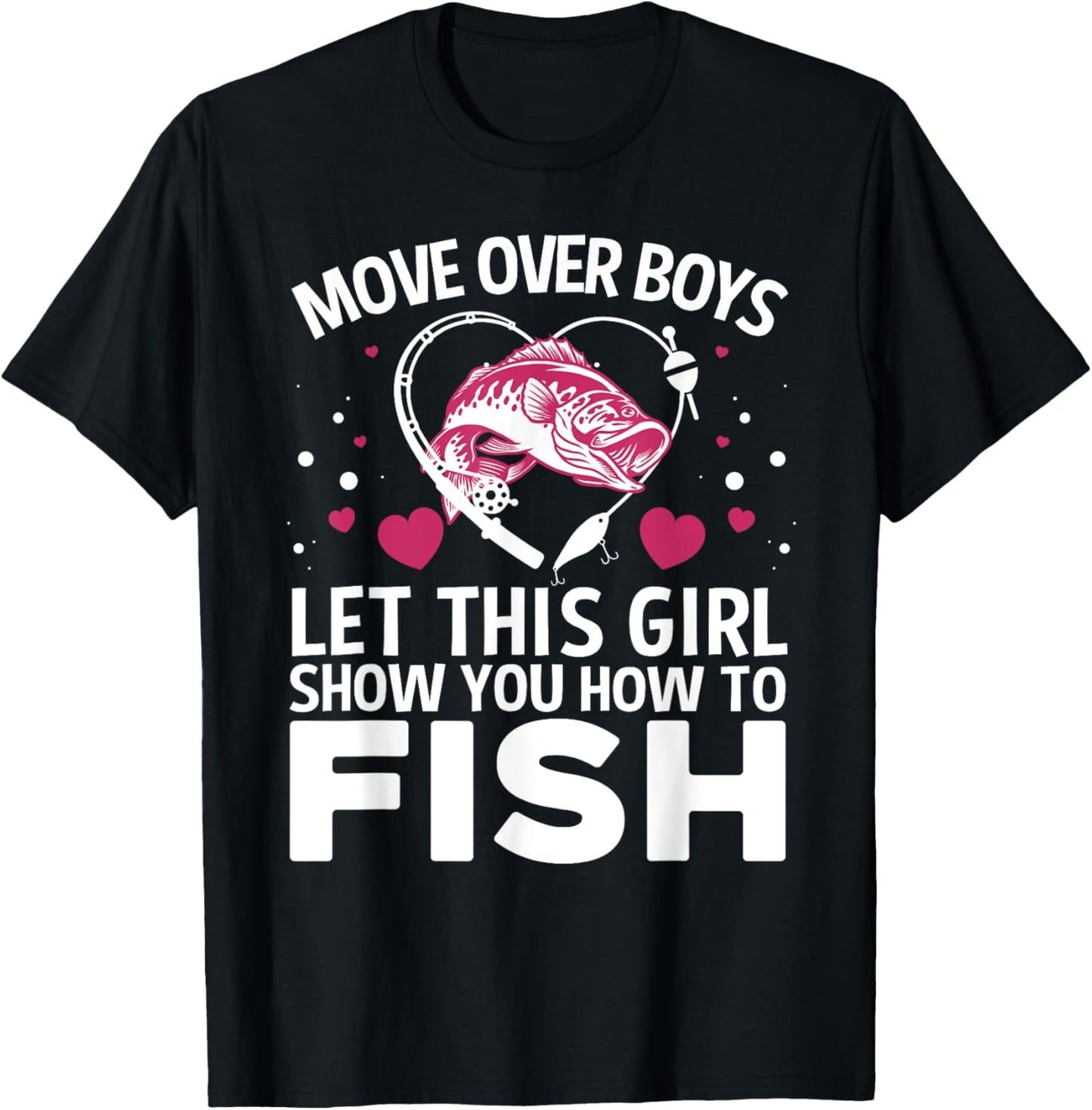 Unique Fishing Gift Fisherman Accessories & Stuff Women's Fishing Lover T-Shirt - T-Shirt | Black