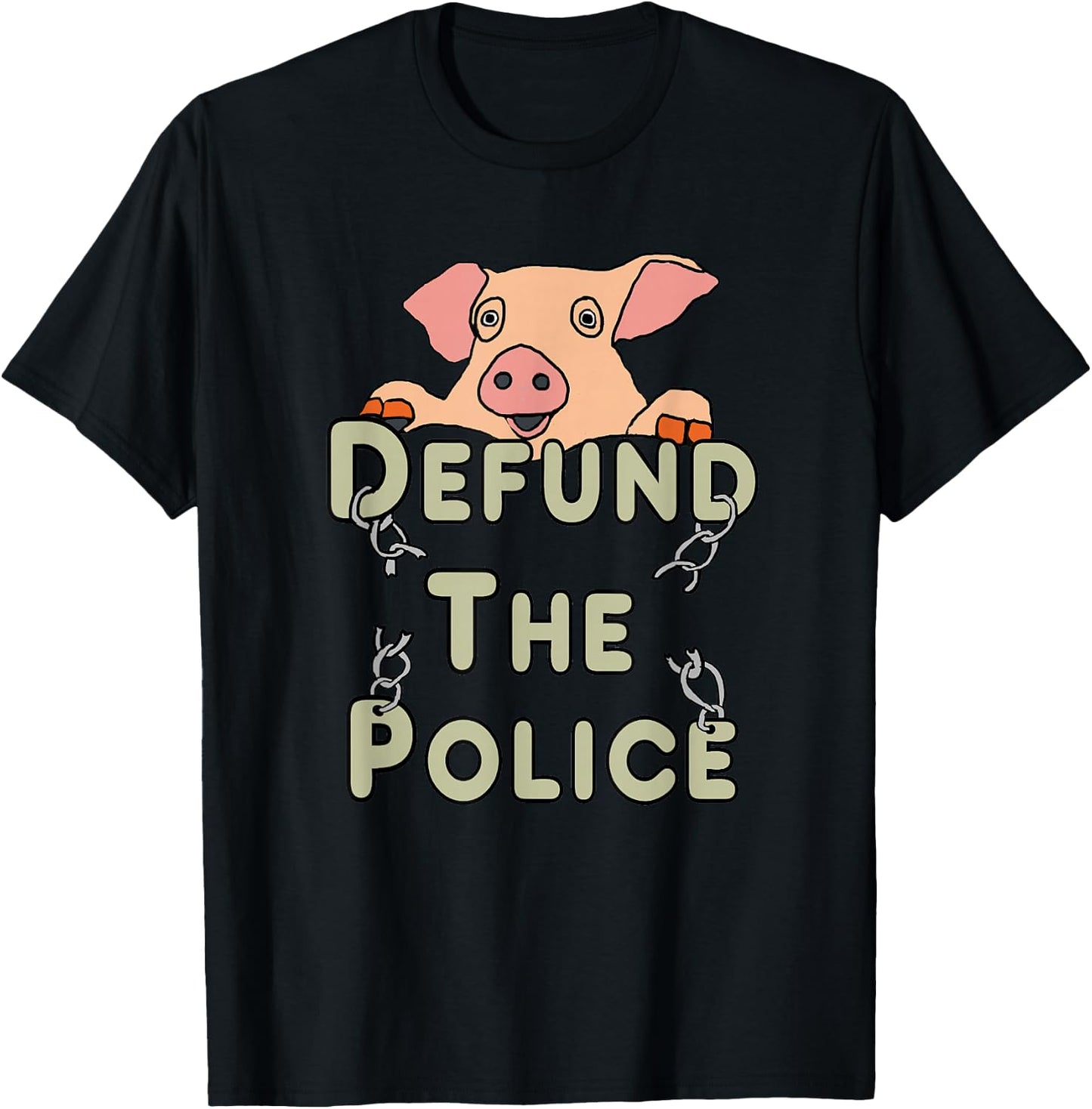 Defund The Police T-Shirt - T-Shirt | Black