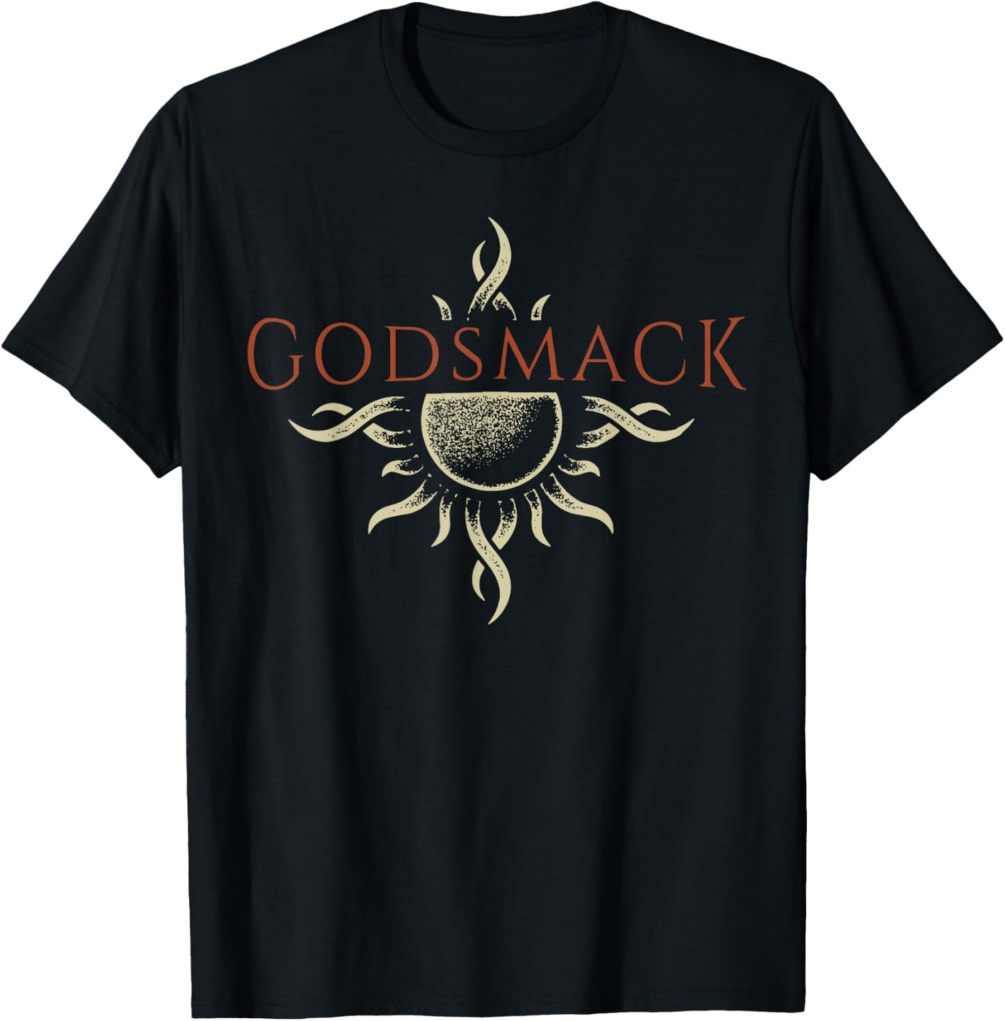 Godsmack – Logo Sun On Black T-Shirt - T-Shirt | Black